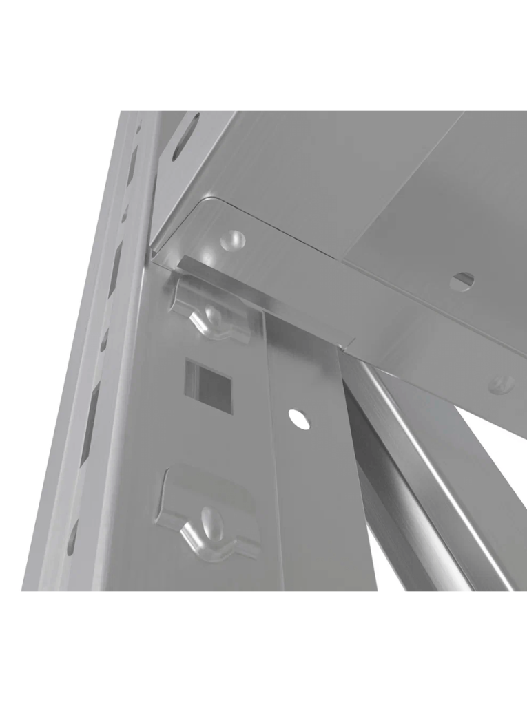 Стеллаж MS U 3000x1500x500 5 полок (200 кг, перф) купить в Челябинске