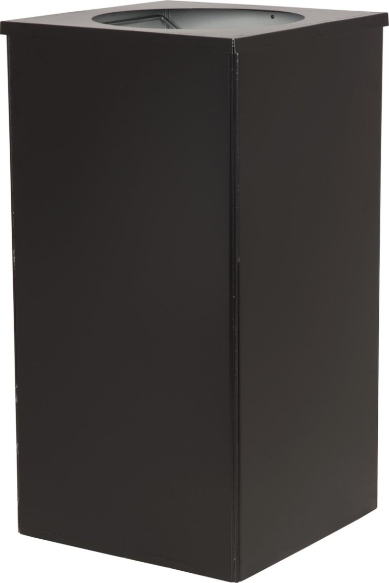 Урна 80 литров Квадро-24 черный купить в Челябинске