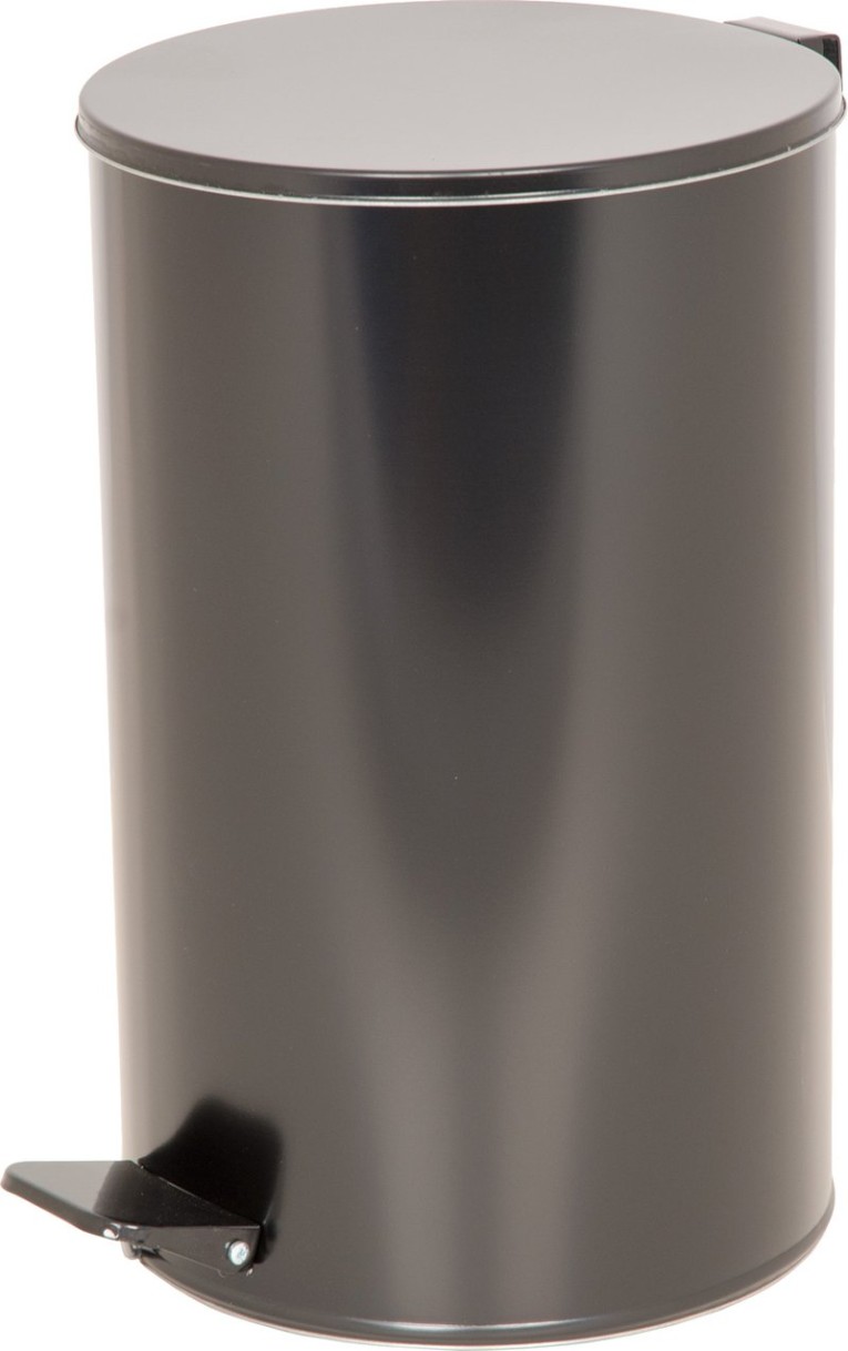 Урна с педалью черный 20 литров купить в Челябинске Урна с педалью черный 20 литров купить в Челябинске