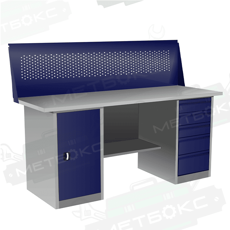 Верстак с тумбой и драйвером ВП-4Т/1,6 с экраном купить в Челябинске