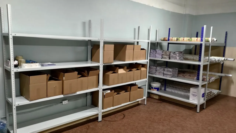 Стеллаж металлический Титан МС-500 2000х1500х400 4 полки купить в Челябинске Стеллаж металлический Титан МС-500 2000х1500х400 4 полки купить в Челябинске