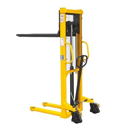 Ручной гидравлический штабелер SDJ 1016 (1000 кг; 1,6 м; фиксированные вилы) SMARTLIFT (SMART) купить в Челябинске