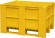 BoxPallet 1200х1000х740 мм сплошной желтый купить в Челябинске