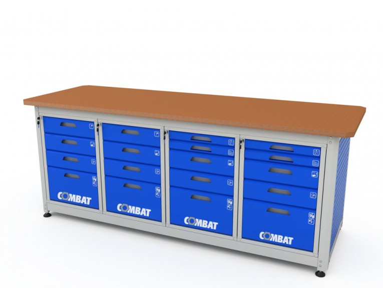 Верстак четырехтумбовый COMBAT 44455.2340 купить в Челябинске