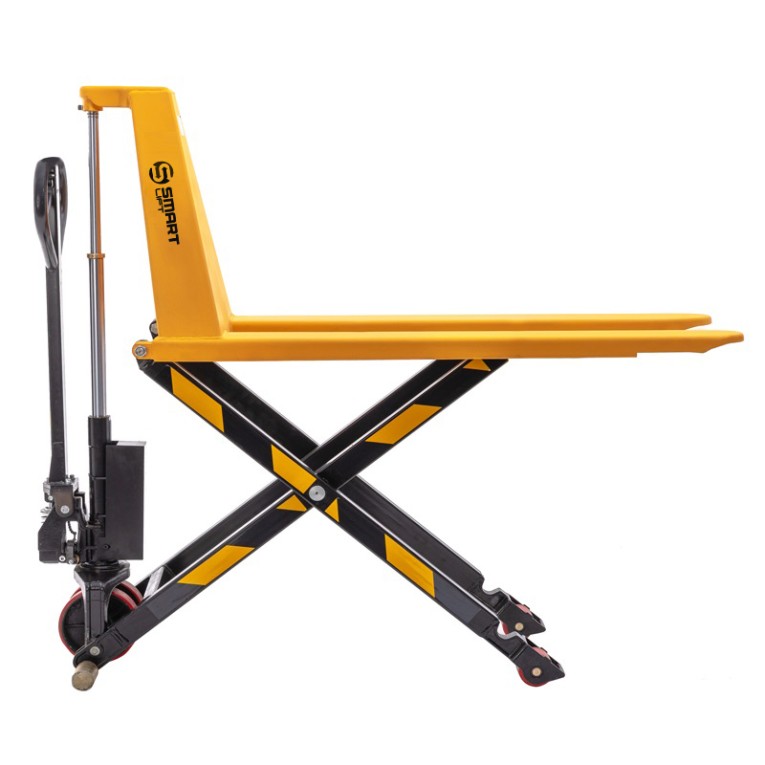 Гидравлическая тележка (рохля) SD-HL (HLT10, г/п 1000 кг, вилы 1150x550 мм, высокоподъемная 800 мм) SMARTLIFT (SMART) купить в Челябинске