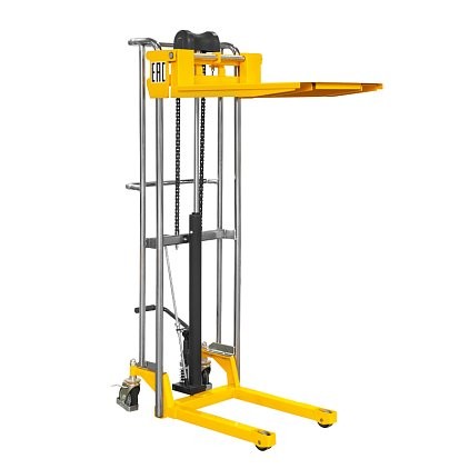 Ручной гидравлический штабелер SDDJS1500 (400 кг; 1,5 м; с вилами и площадкой) SMARTLIFT (SMART) купить в Челябинске