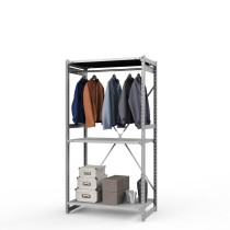 Стеллаж металлический ТСУ Универсал, 2000х1060х500 мм.Штанги: 1шт. Полки: металл 3 шт.