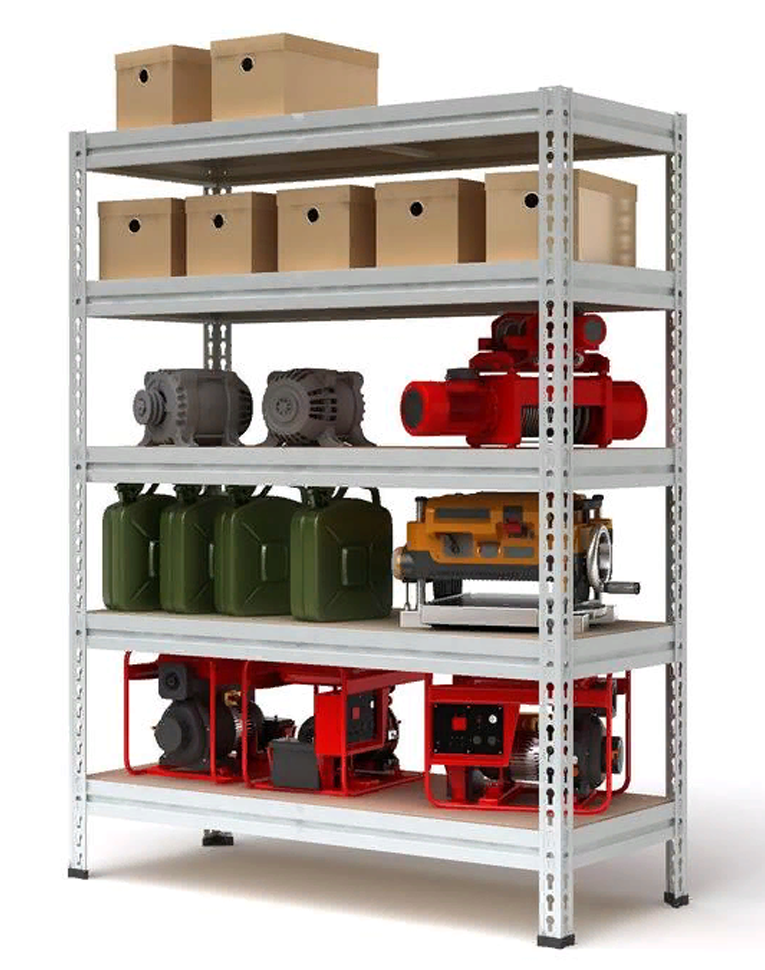 Стеллаж металлический МС-Т 2500х1820х760 5 полок купить в Челябинске