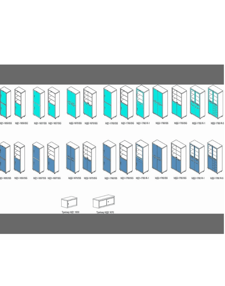 Медицинский шкаф HILFE МД 1 1760/SS купить в Челябинске