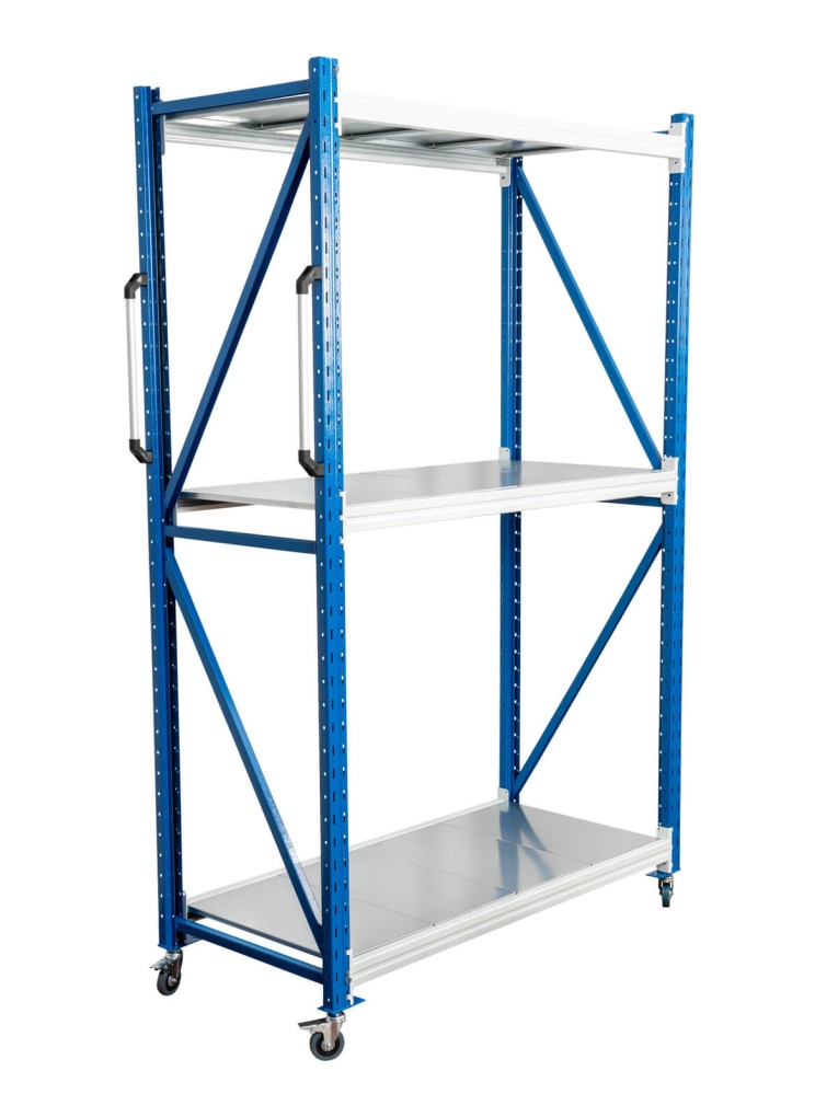 Стеллаж мобильный БиКом СТ-4 300x90x100 3 полки купить в Челябинске Стеллаж мобильный БиКом СТ-4 300x90x100 3 полки купить в Челябинске