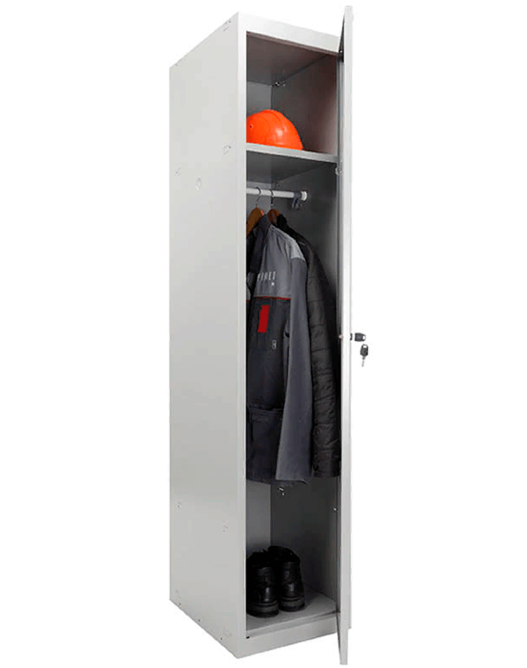 Шкаф для раздевалок усиленный ML-11-40 базовый модуль купить в Челябинске