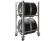 Стеллаж MS PRO 1350/781X606 передвижной для хранения до 4 шин купить в Челябинске