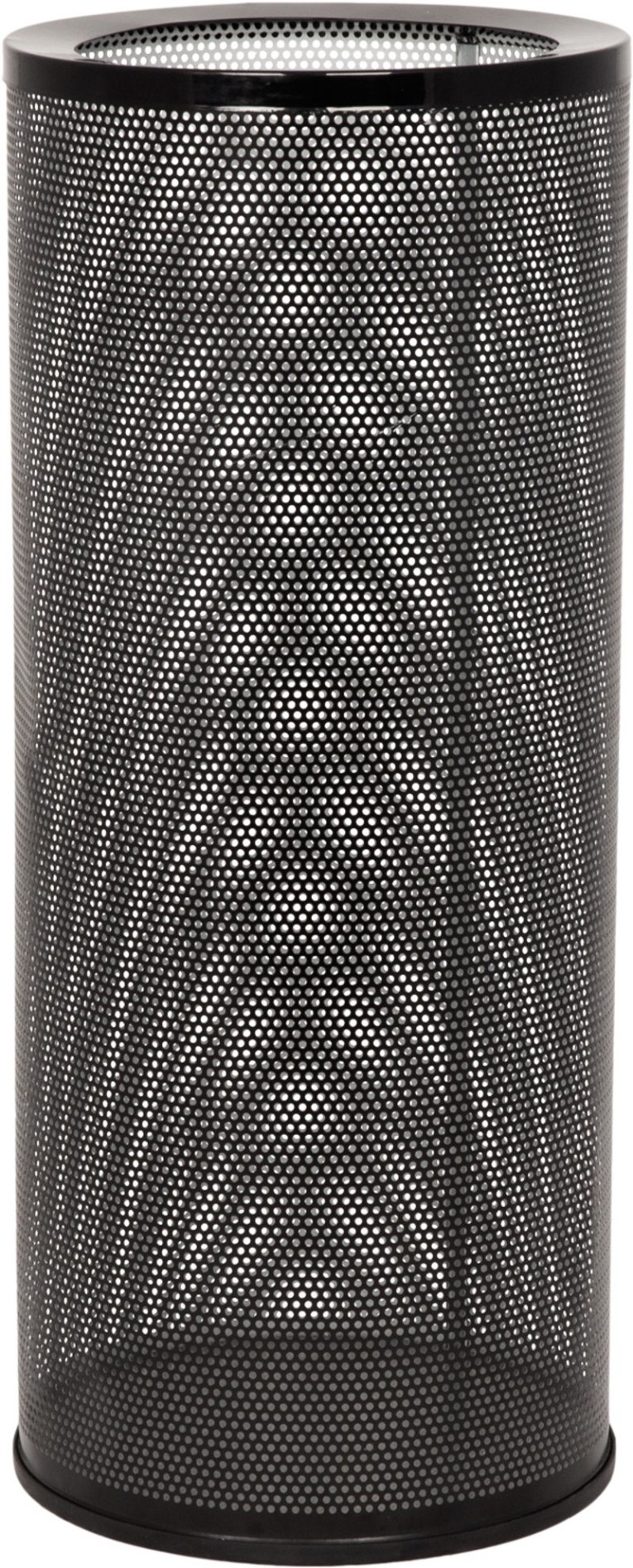 Урна для мусора 30 литров перф. черный купить в Челябинске