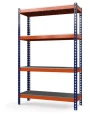 Стеллаж Профи-Т 2500x1240x650 4 полки (перф. металл усил., 450 кг на ярус) Стеллаж Профи-Т 2500x1240x650 4 полки (перф. металл усил., 450 кг на ярус)
