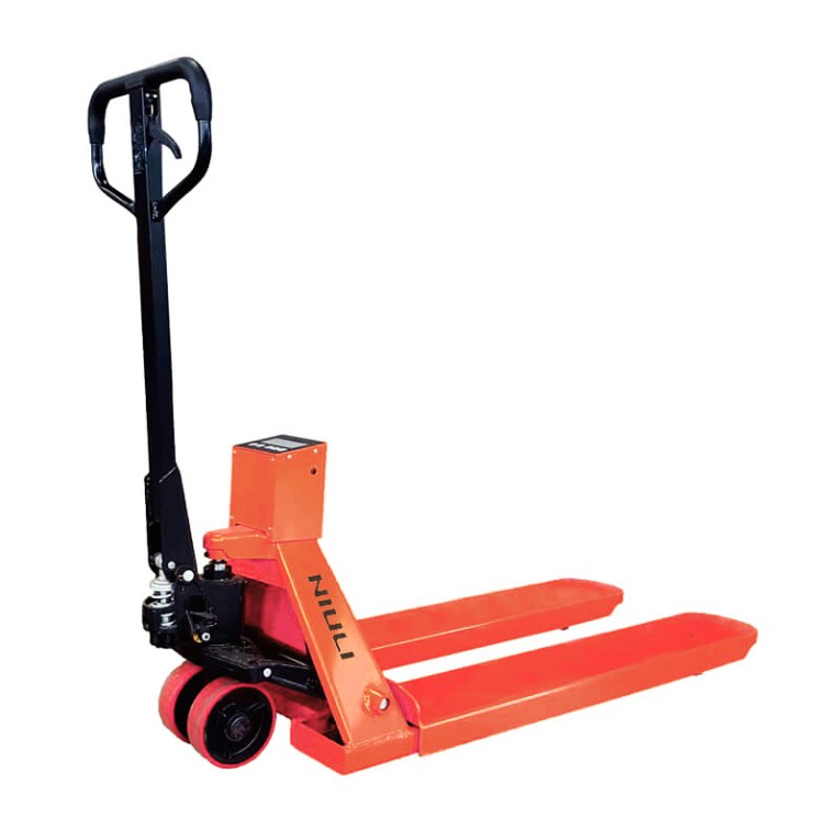 Гидравлическая рохля с весами CBY-I 2000 PDP (г/п 2000 кг, вилы 1150x550 мм) NIULI купить в Челябинске