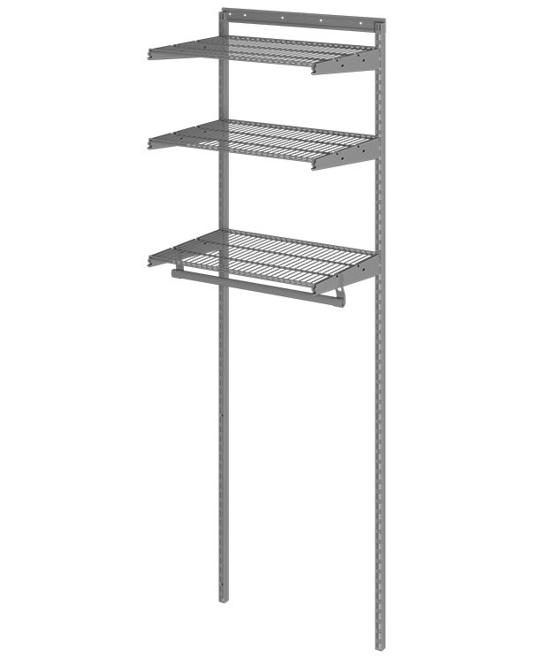 Гардеробная система Практик Home Basic G60 графит купить в Челябинске