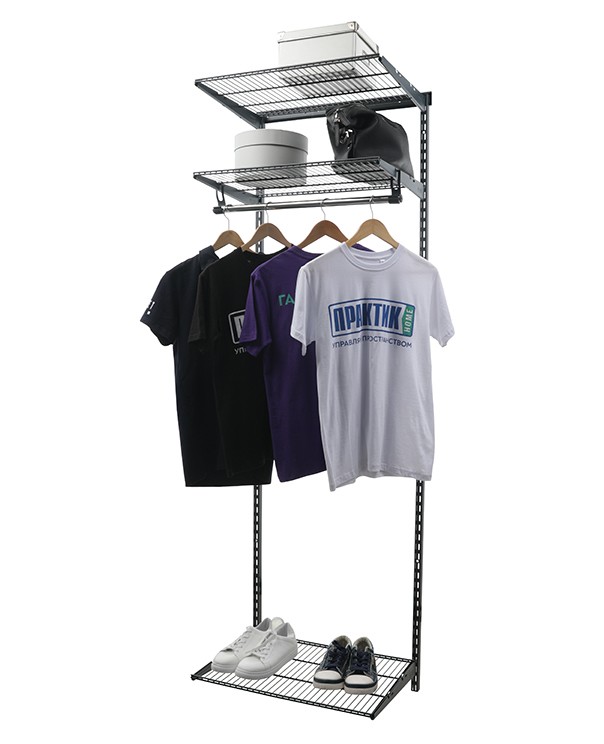 Гардеробная система Практик Home Basic G60 графит купить в Челябинске