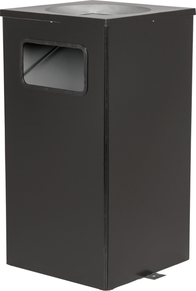 Урна 80 литров Квадро-13 черный купить в Челябинске