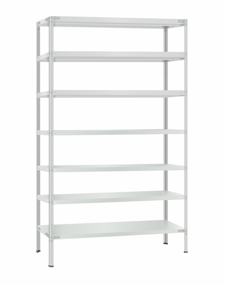 Стеллаж металлический Титан МС-500 3000х1200х500 7 полок купить в Челябинске