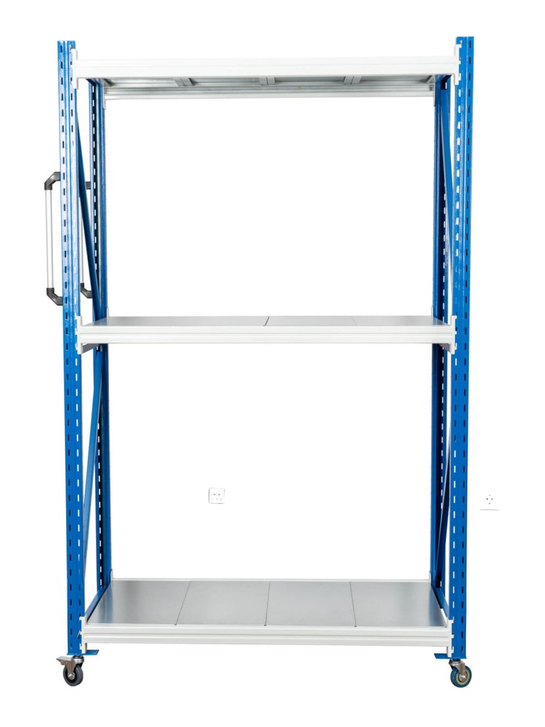 Стеллаж мобильный БиКом СТ-4 250x90x60 3 полки купить в Челябинске