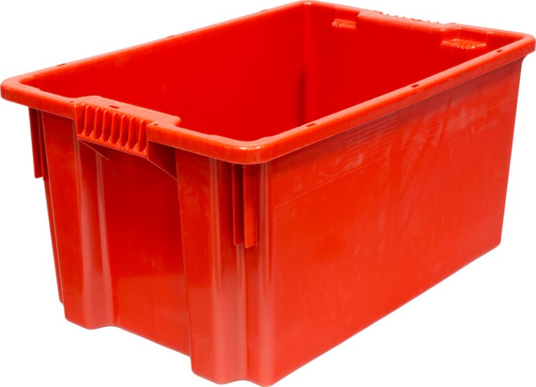 Ящик 600х400х300 сплошной цв. красный купить в Челябинске Ящик 600х400х300 сплошной цв. красный купить в Челябинске