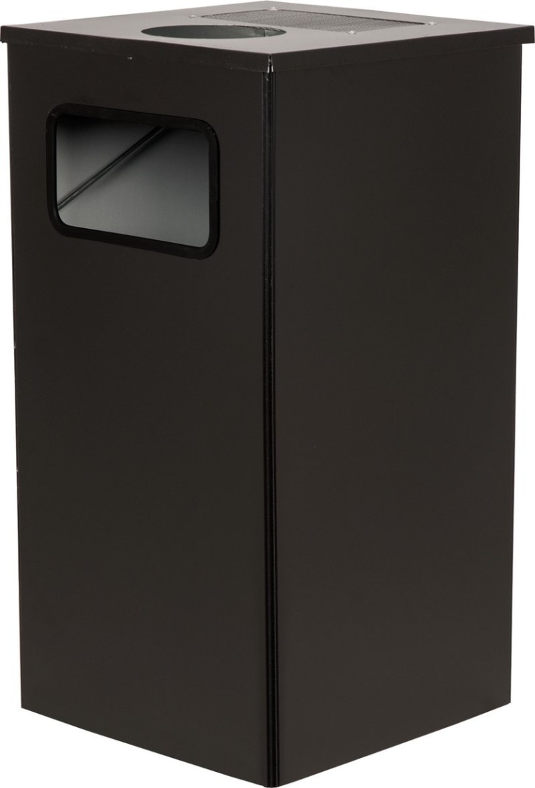 Урна 80 литров Квадро-11 черный купить в Челябинске