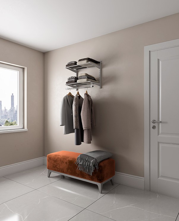 Гардеробная система Практик Home Basic G60S графит купить в Челябинске