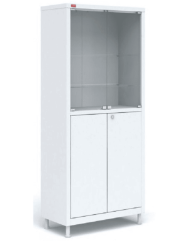Металлический медицинский шкаф М2 175.80.40 С Металлический медицинский шкаф М2 175.80.40 С