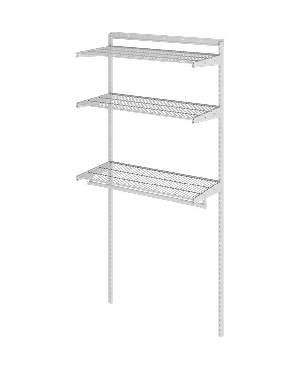 Гардеробная система Практик Home Basic G90 белая купить в Челябинске Гардеробная система Практик Home Basic G90 белая купить в Челябинске