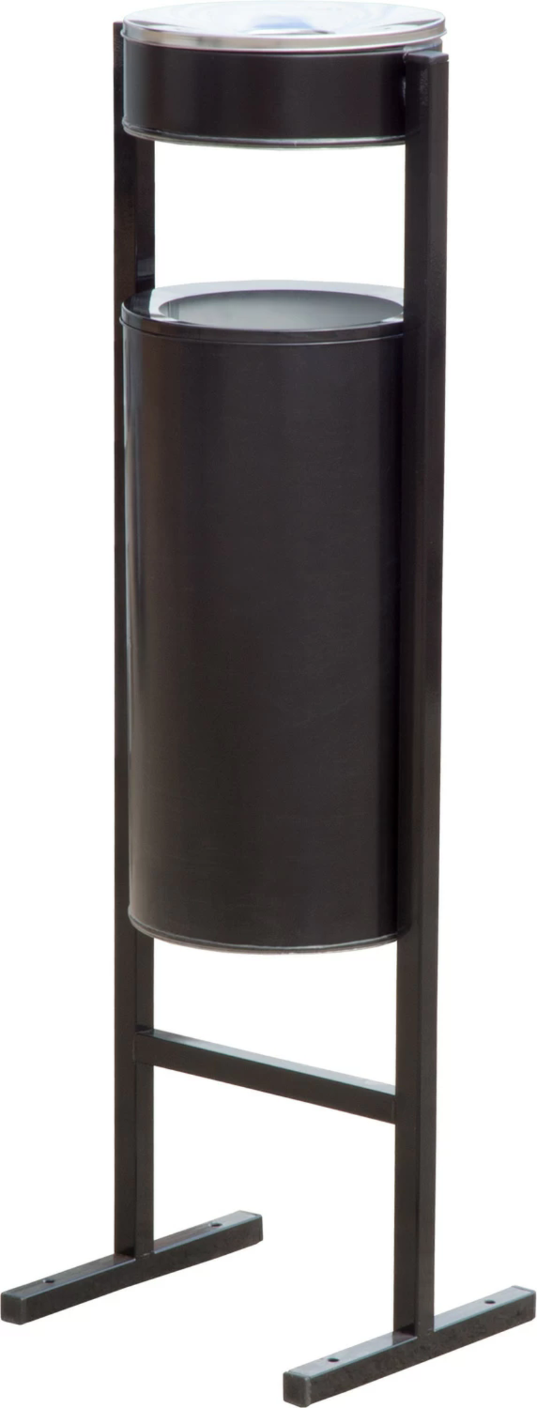 Урна уличная с пепельницей 25 литров черный купить в Челябинске Урна уличная с пепельницей 25 литров черный купить в Челябинске