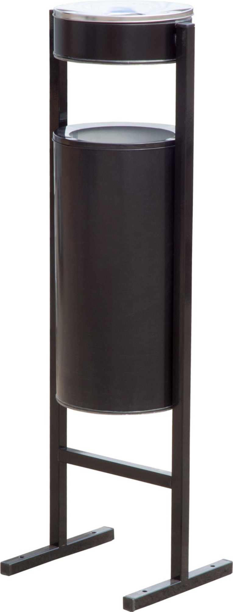 Урна уличная с пепельницей 25 литров черный купить в Челябинске Урна уличная с пепельницей 25 литров черный купить в Челябинске