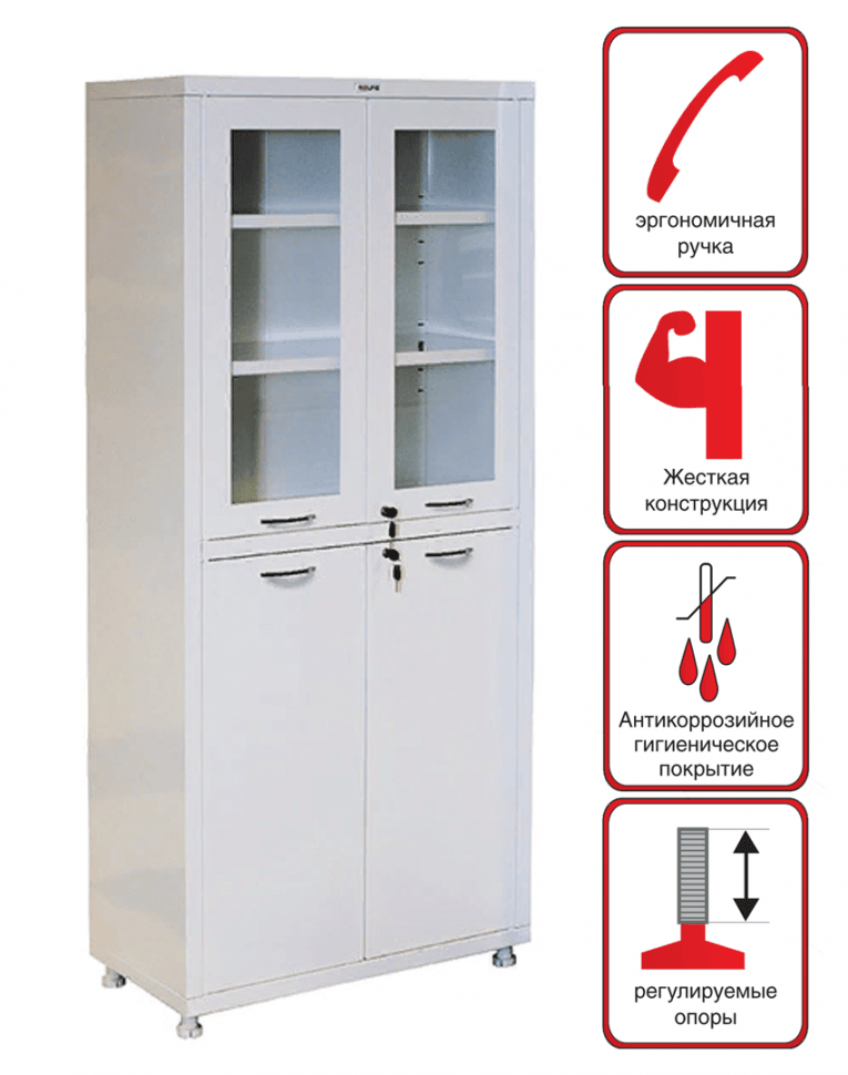 Медицинский шкаф HILFE МД 2 1780 R купить в Челябинске