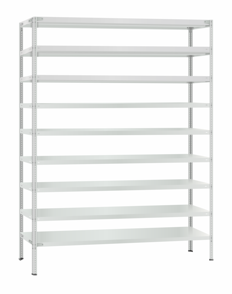 Стеллаж металлический Титан МС-500 2400х1500х600 9 полок купить в Челябинске