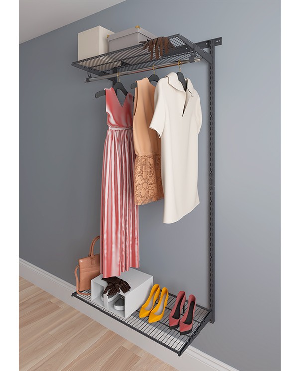 Гардеробная система Практик Home Basic G90 графит купить в Челябинске