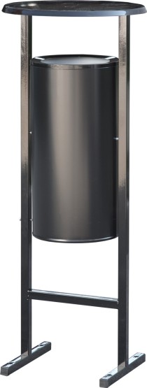 Урна уличная 25 литров черный