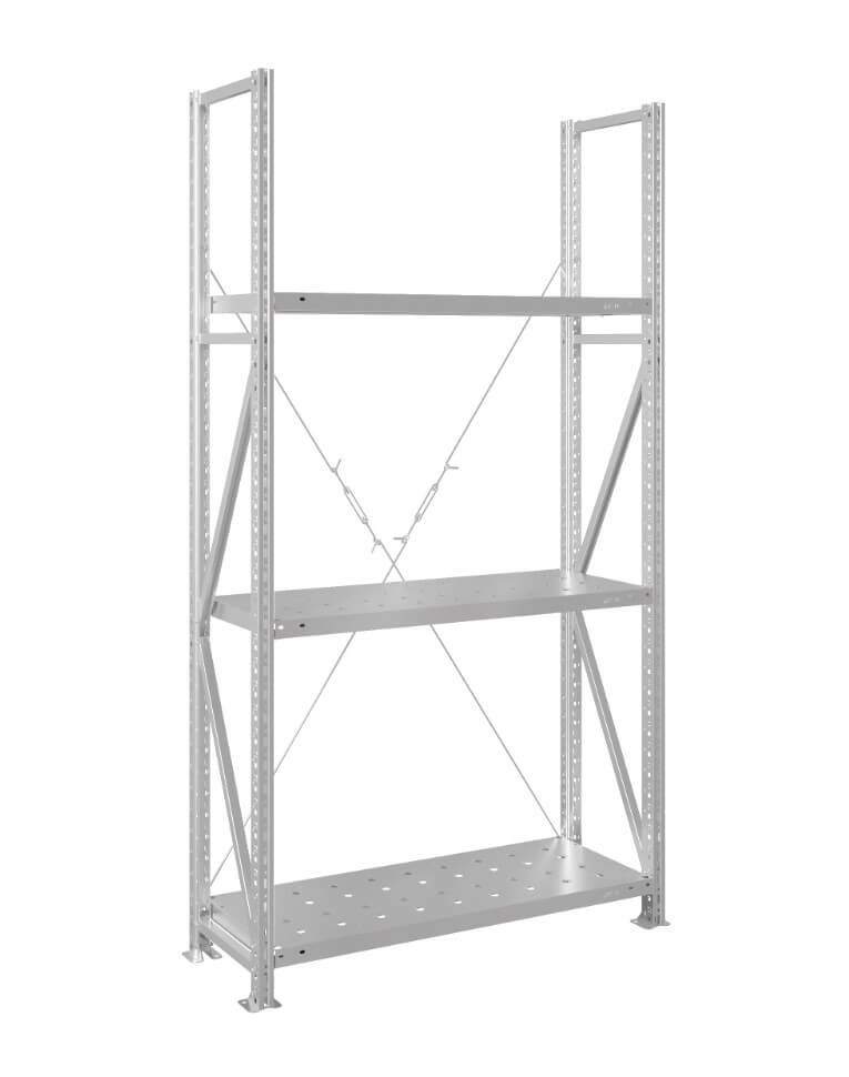 Стеллаж MS U 2500x1500x400 3 полки (250 кг, перф) купить в Челябинске
