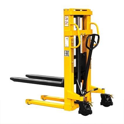 Ручной гидравлический штабелер SDJ 1020 (1000 кг; 2 м; фиксированные вилы) SMARTLIFT (SMART) купить в Челябинске
