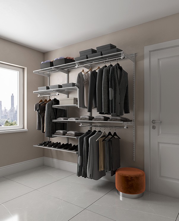 Гардеробная система Практик Home Max G210 белая купить в Челябинске Гардеробная система Практик Home Max G210 белая купить в Челябинске