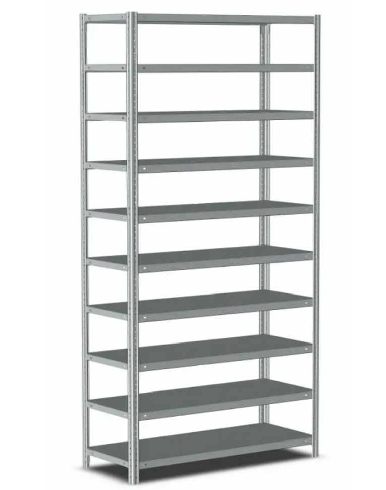 Стеллаж металлический Титан МС-500 1000х1200х400 10 полок купить в Челябинске