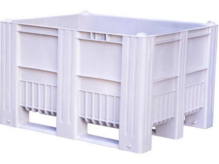 Контейнер 1200x1000x740 мм сплошной на полозьях серый купить в Челябинске Контейнер 1200x1000x740 мм сплошной на полозьях серый купить в Челябинске