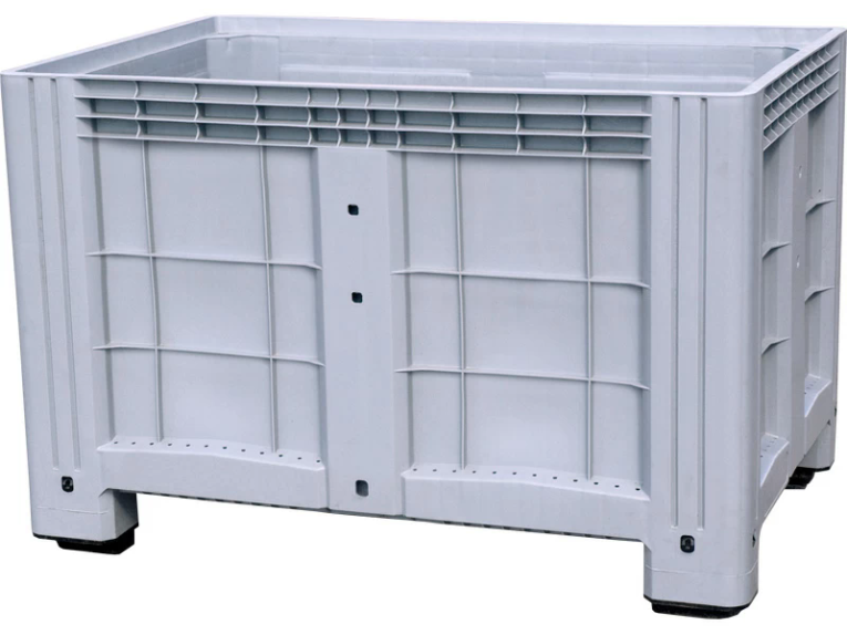 Контейнер 1200х800х800 сплошной, на ножках серый купить в Челябинске Контейнер 1200х800х800 сплошной, на ножках серый купить в Челябинске