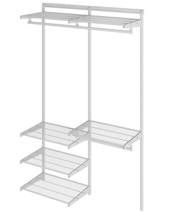 Гардеробная система Практик Home Optima G120 белая купить в Челябинске Гардеробная система Практик Home Optima G120 белая купить в Челябинске