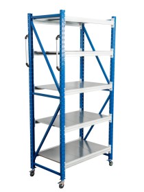 Стеллаж мобильный БиКом СТ-4 250x210x40 5 полок Стеллаж мобильный БиКом СТ-4 250x210x40 5 полок