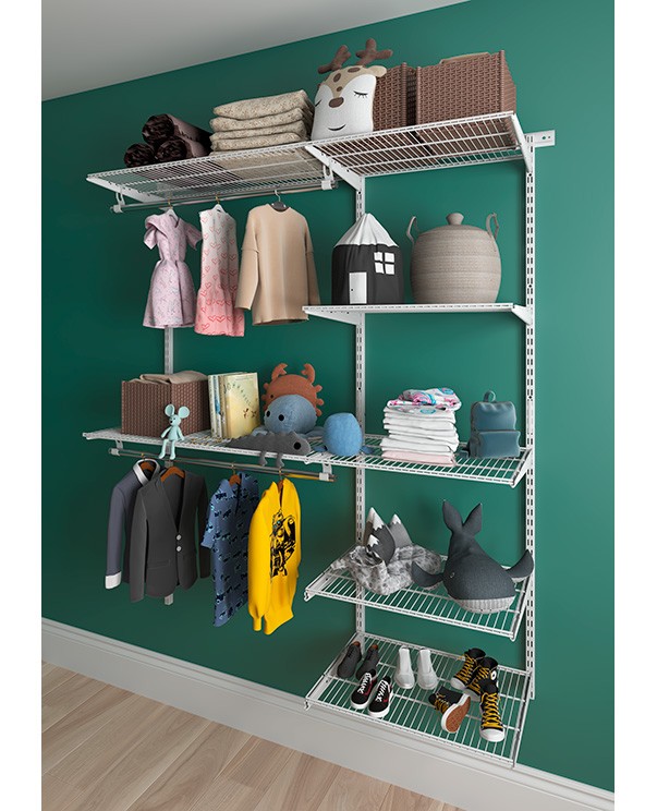 Гардеробная система Практик Home Optima G150 белая купить в Челябинске Гардеробная система Практик Home Optima G150 белая купить в Челябинске