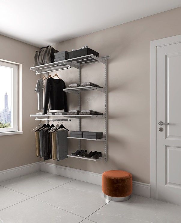 Гардеробная система Практик Home Optima G150 белая купить в Челябинске Гардеробная система Практик Home Optima G150 белая купить в Челябинске