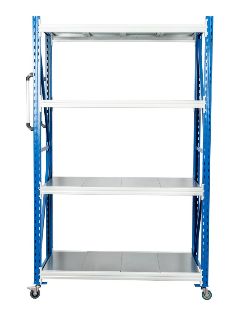 Стеллаж мобильный БиКом СТ-4 250x90x80 4 полки купить в Челябинске