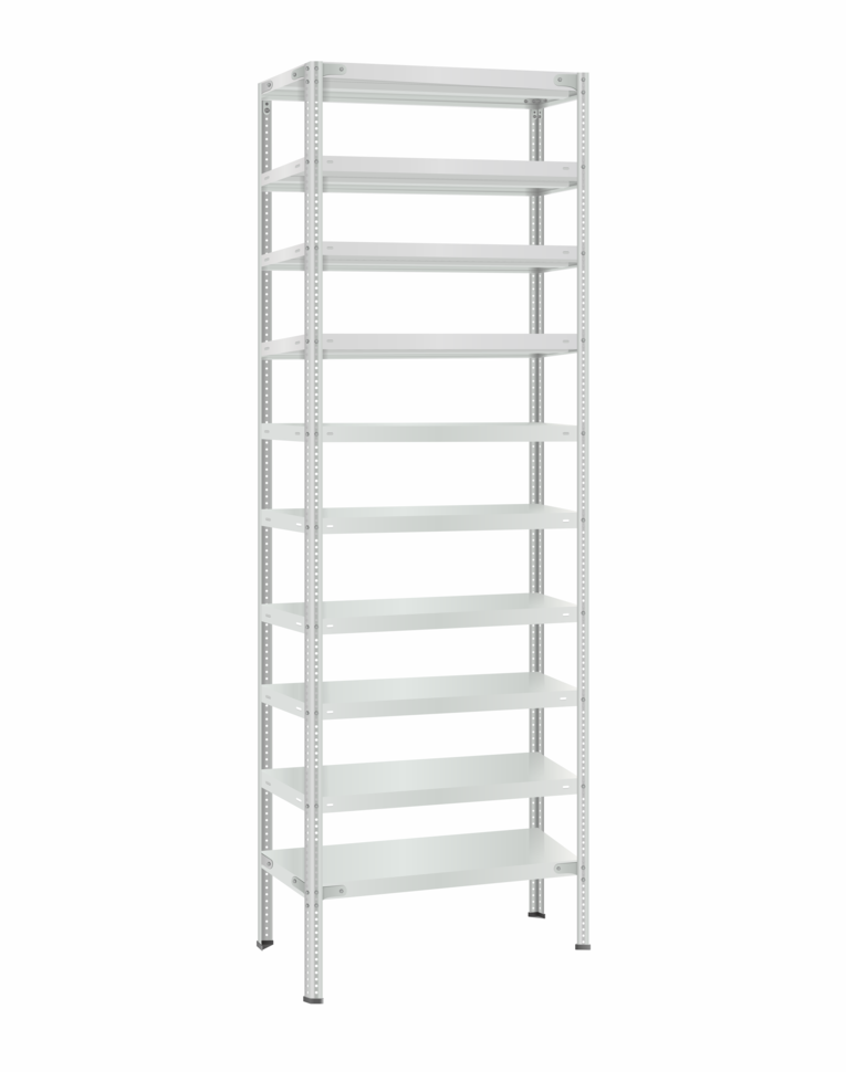 Стеллаж металлический Титан МС-500 3000х700х300 10 полок купить в Челябинске