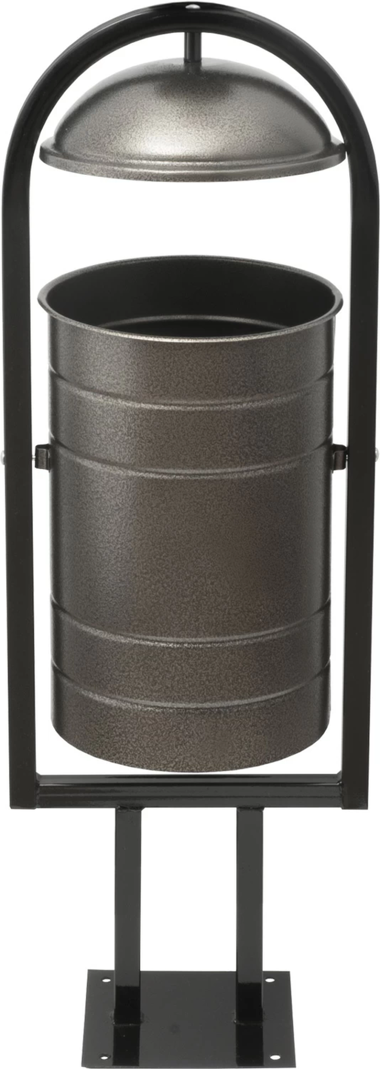 Урна уличная 330х280х980 серебряная купить в Челябинске