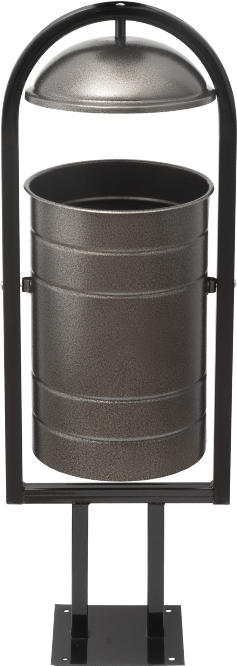 Урна уличная 330х280х980 серебряная купить в Челябинске