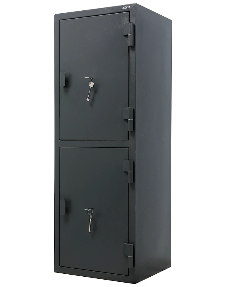 Офисный сейф Aiko AMH-125/2T (223T), закрытый вид справа
